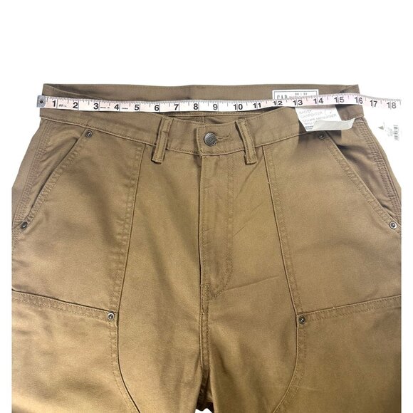 Gap Baggy Carpenter Pants Men's 30x32 Khaki Brown Relaxed Fit Workwear NWT - Picture 8 of 14